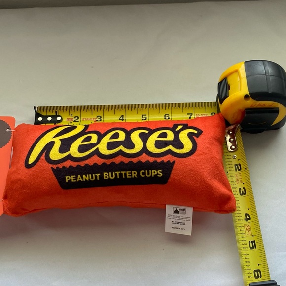 Dog Toys, set of three plushies.  Brand New with tags. Hershey/Reeses and Kiss. - Picture 9 of 11